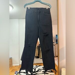 J Brand Black High Rise Women Jeans